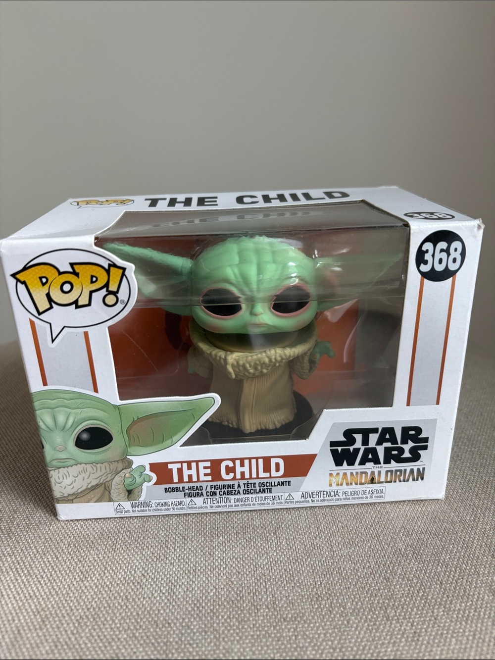 New! Funko Pop! The Child Grogu Vinyl Figure - Green & Tan